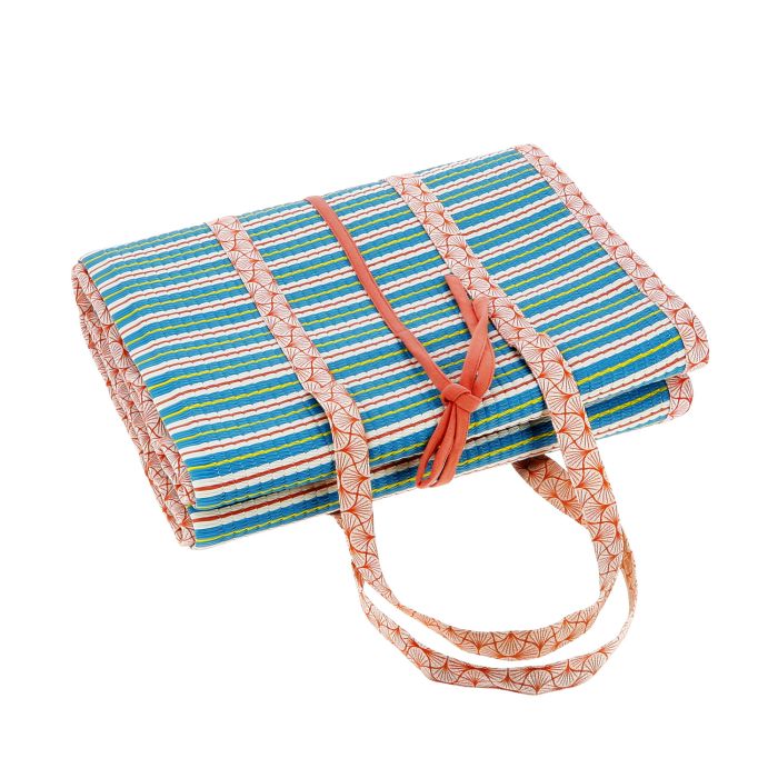 NATTE DE PLAGE EN PLASTIQUE RECYCLE