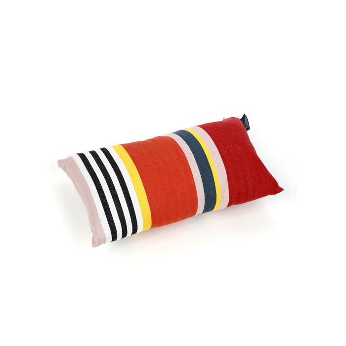 COUSSIN COTON BIO RAYURES PAYS BASQUE
