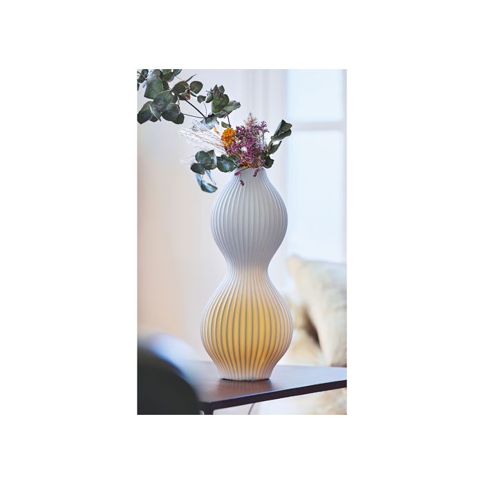 VASE LUMINEUX BLANC