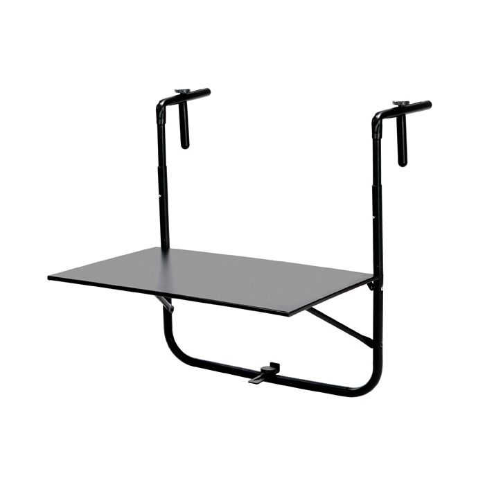 TABLE DE BALCON PLIABLE NOIRE