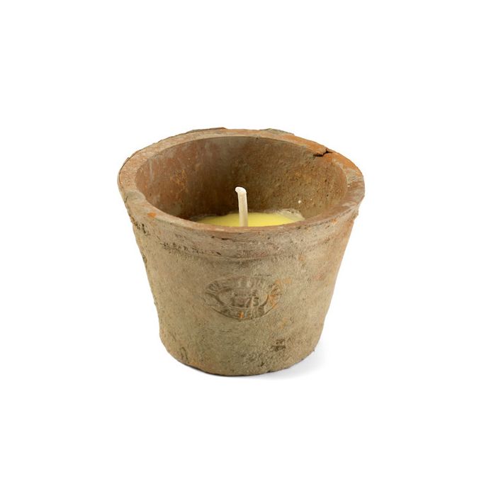 BOUGIE CITRONNELLE POT TERRE CUITE