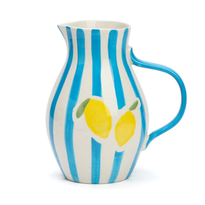 CARAFE CITRON ET RAYURES 1,5L