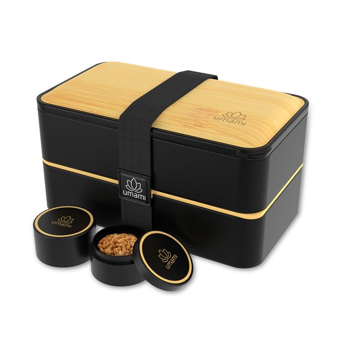 LUNCHBOX UMAMI 2 ETAGES NOIR