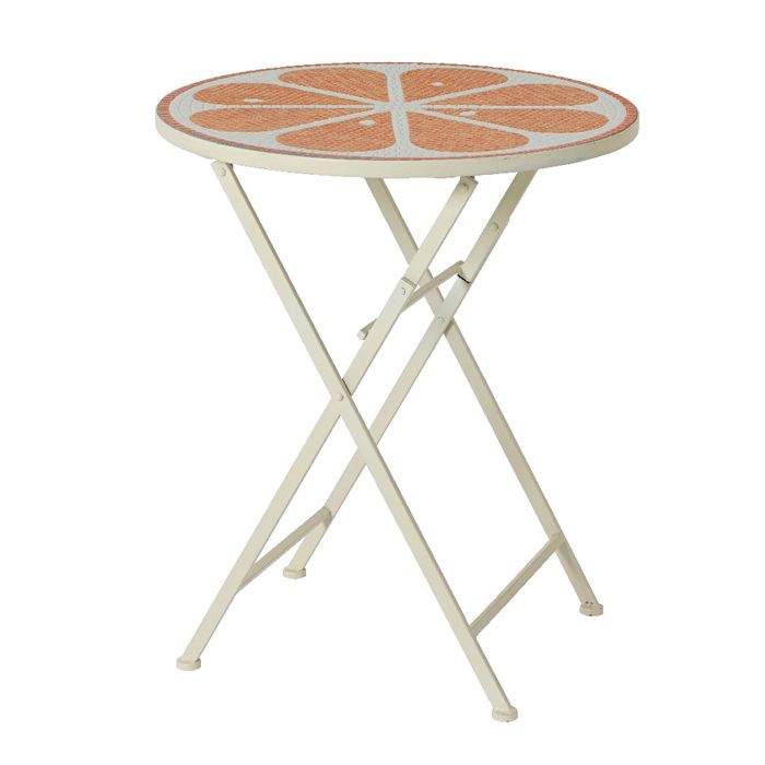 TABLE EXTERIEURE CITRON