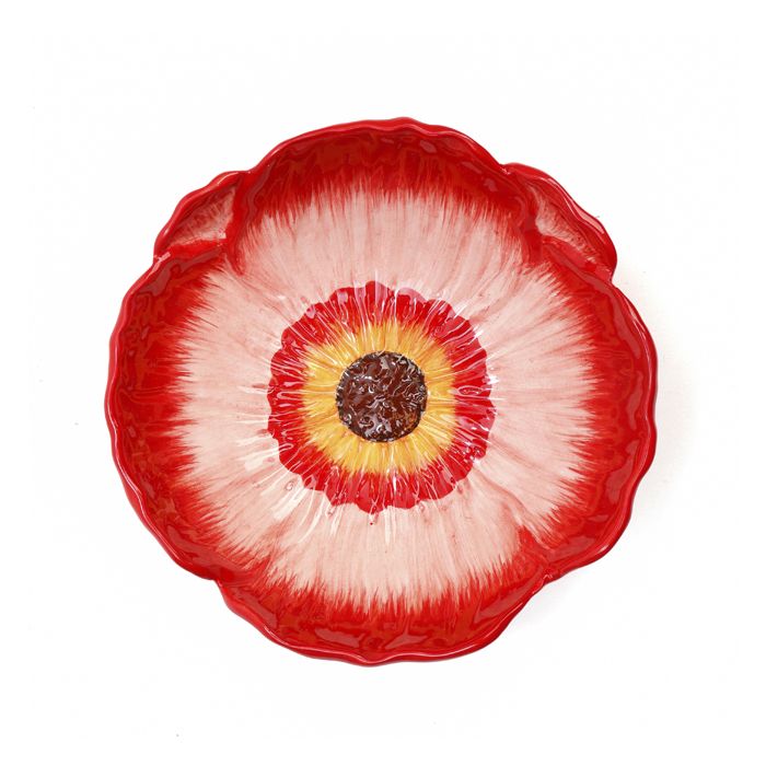 COUPELLE FLEUR 16 CM ROUGE