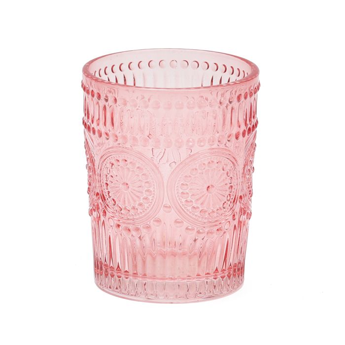 1 GOBELET EN VERRE ROUGE