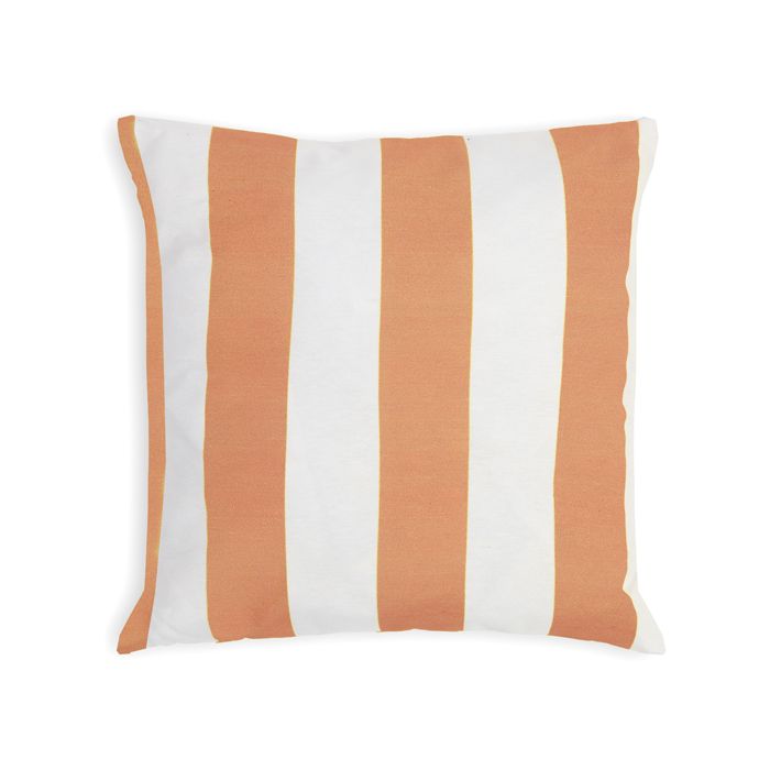 COUSSIN EXTERIEUR RAYE ORANGE