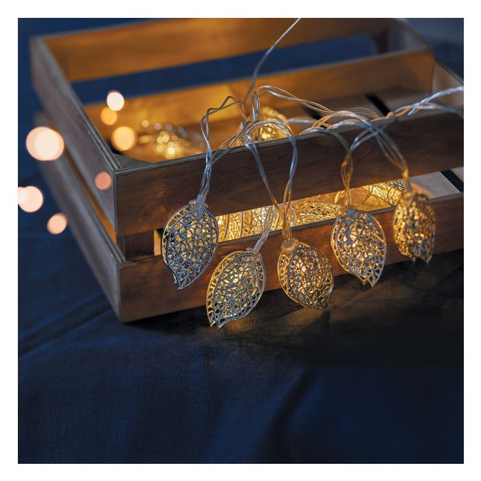 GUIR LUMINEUSE FEUILLE ARG METAL 5M USB