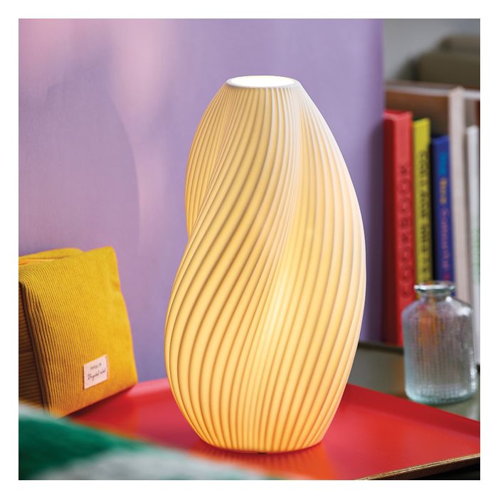 LAMPE TORNADE BISCUIT