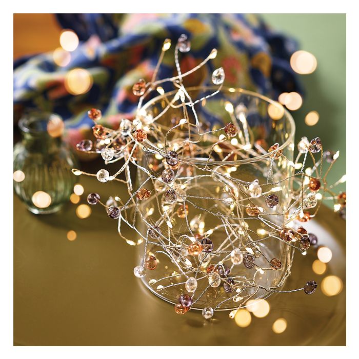 GUIRLANDE PERLES PLUIE 2,50 M USB