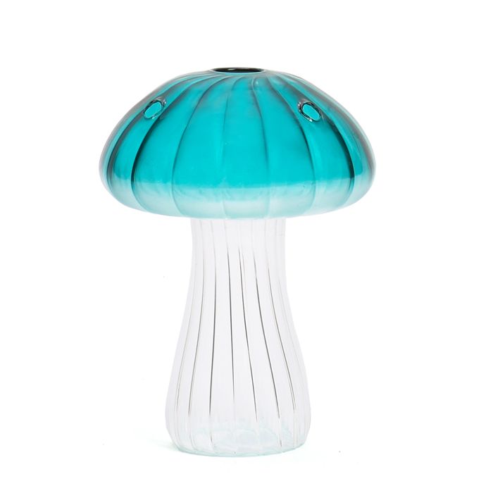 VASE CHAMPIGNON BLEU 14CM
