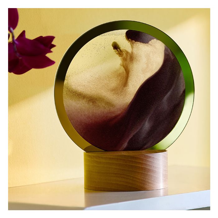 SPHERE TABLEAU SABLE DORE BORDX