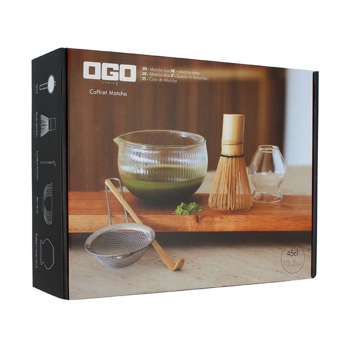 SET MATCHA EN VERRE OGO