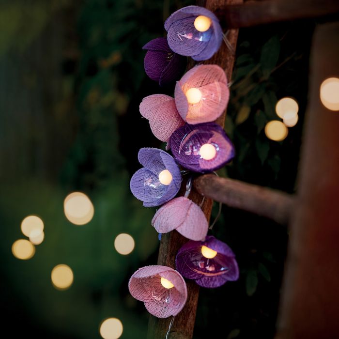 GUIRLANDE SOLAIRE FLEURS