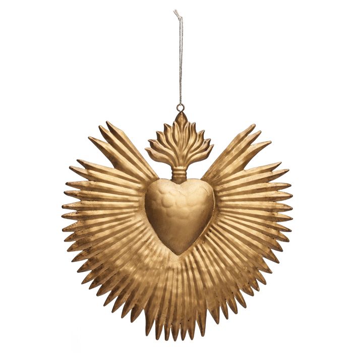 ORNEMENT EX VOTO COEUR 24CM