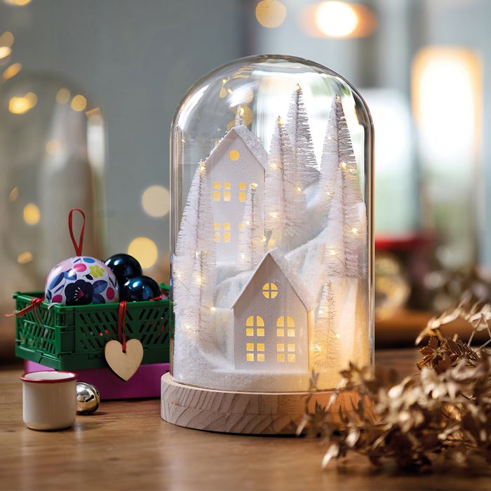 CLOCHE VILLAGE LUMINEUX