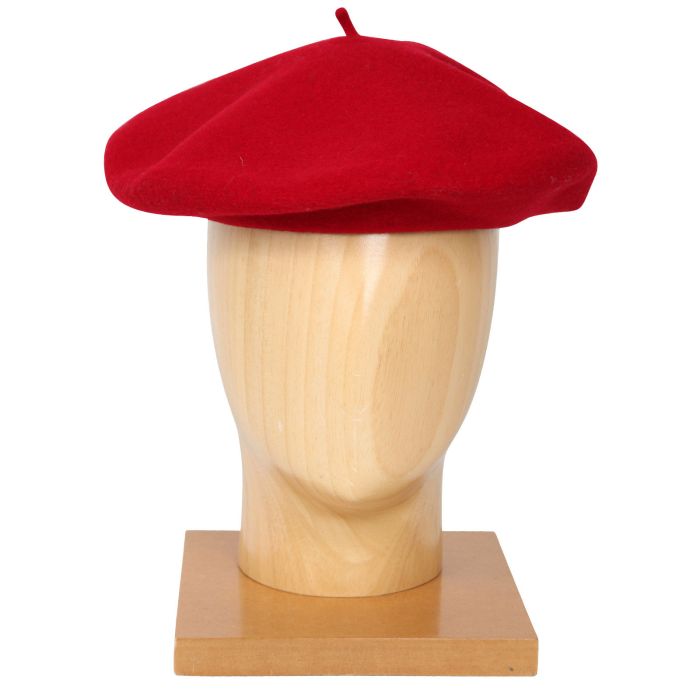 BERET FEUTRE ROUGE
