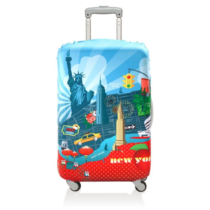 HOUSSE VALISE NEW YORK
