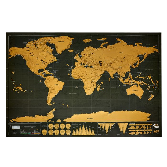 CARTE MONDE A GRATTER DELUXE