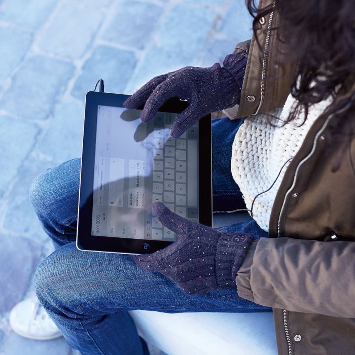 GANTS TACTILES ET AIMANTES BLEU