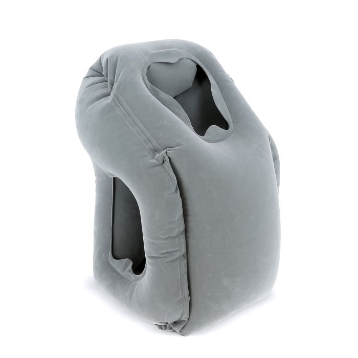 COUSSIN VOYAGE WOOLLIP GRIS