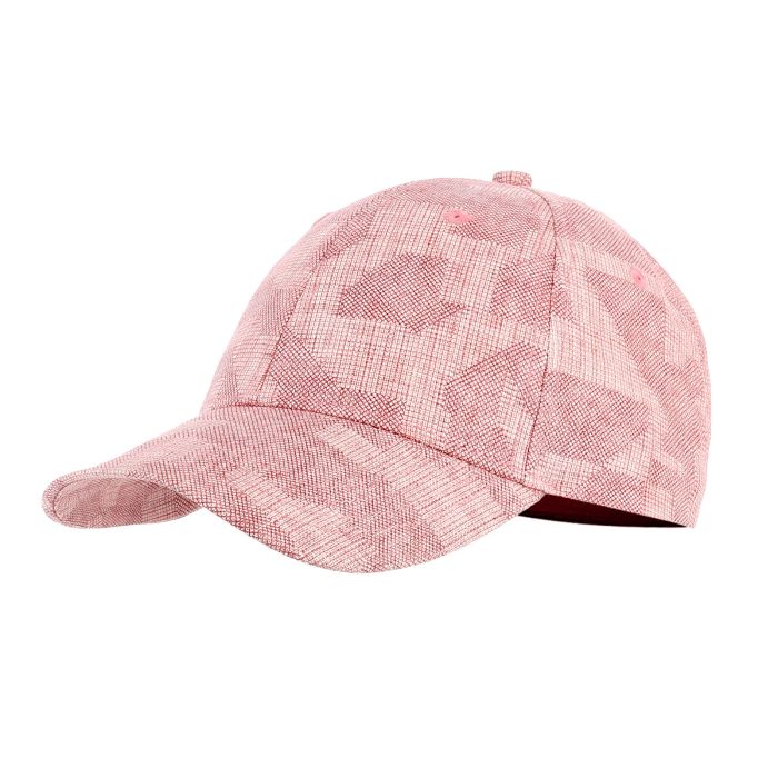 CASQUETTE COTON LIN ROSE