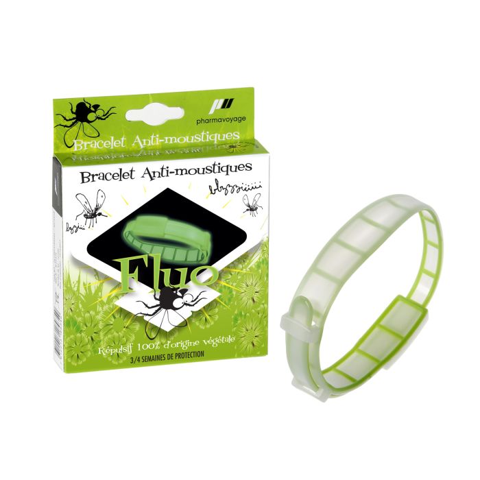 BRAC PHOSPHORESCENT ANTI MOUSTIQUES VERT