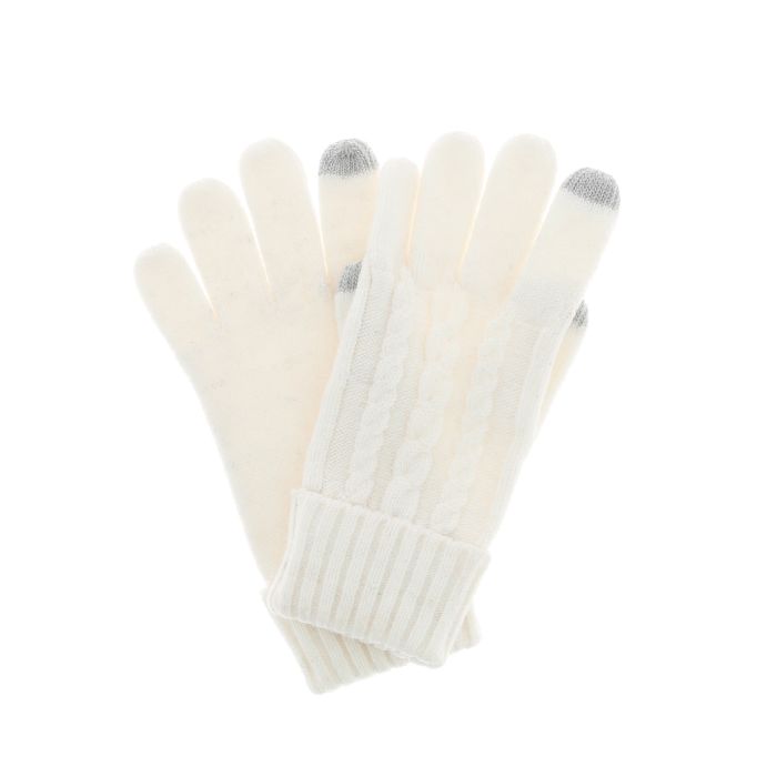 GANTS TACTILES AIMANTES ECRU