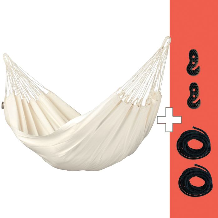 SET HAMAC MODESTA ECRU + KIT FIXATION