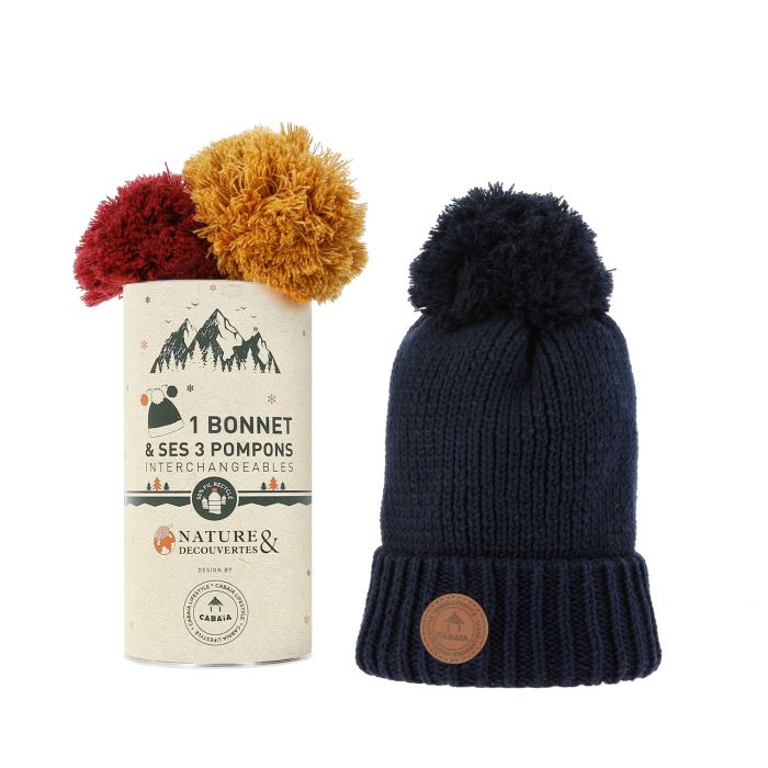 BONNET CABAIA X N&D + 3 POMPONS