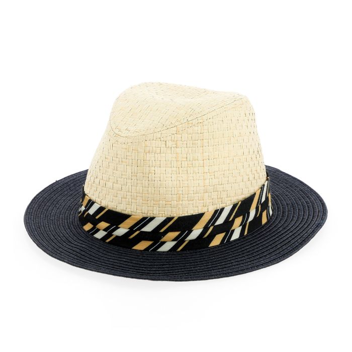 CHAPEAU BICOLORE RUBAN T.59