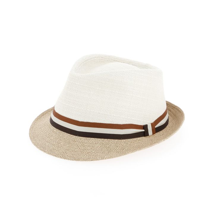 CHAPEAU TRILBY PAILLE TAILLE 60/61 CM