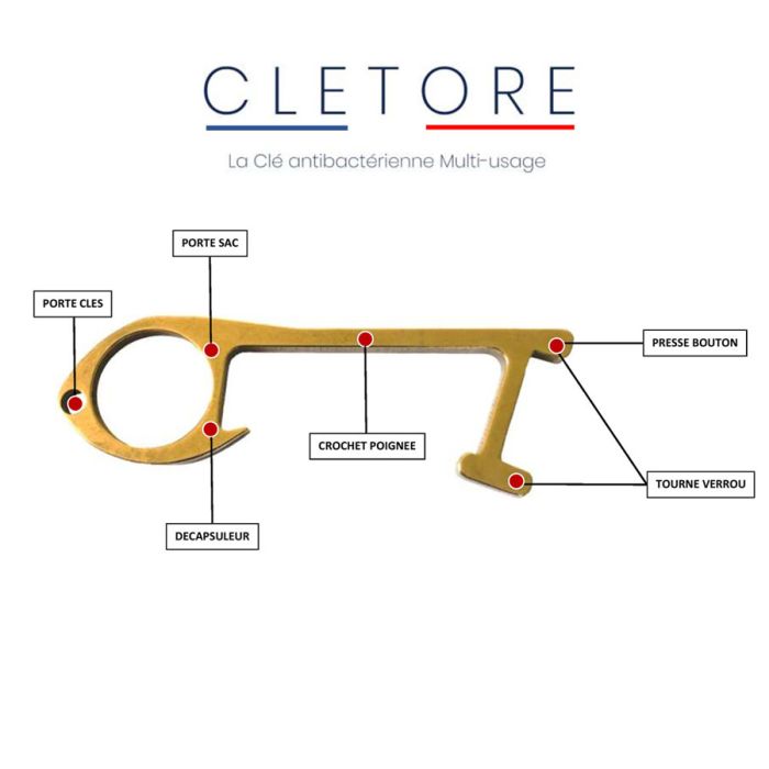 CLE ANTIBACTERIENNE CLETORE