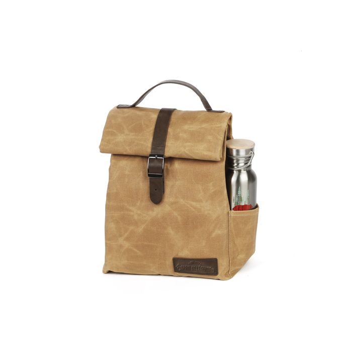 LUNCHBAG CANVAS ISOTHERME + GOURDE