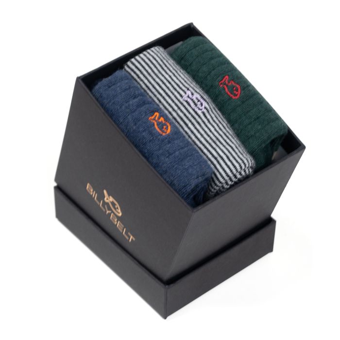 COFFRET 3 CHAUSSETTES HOMME
