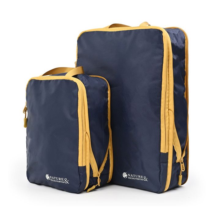 SET 2 POCHETTES RANGEMENT COMPRESSIBLES