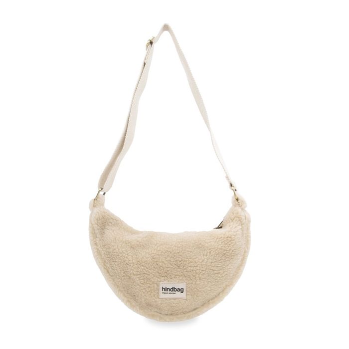 BANANE DEMI LUNE HINDBAG TEDDY BEIGE