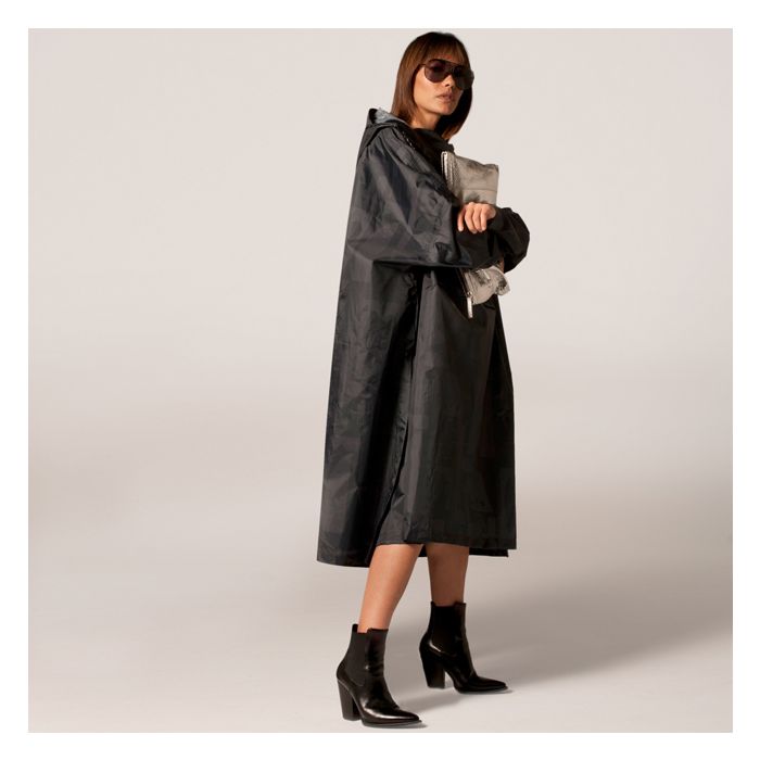 PONCHO DE PLUIE NOIR RAINKISS