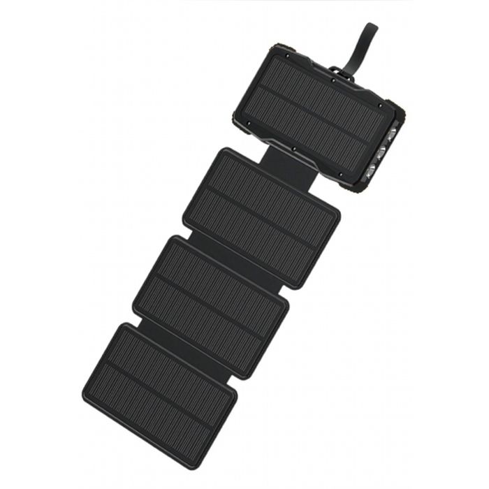 CHARGEUR SOLAIRE 6 PANNEAUX 10 000 mAh