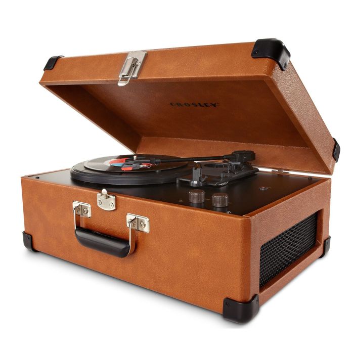 PLATINE VINYLE MARRON