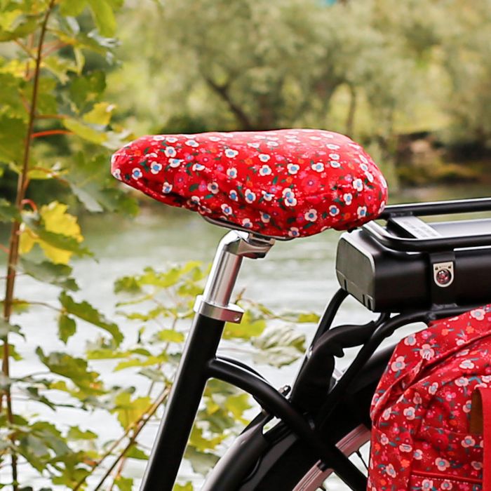 HOUSSE DE SELLE FLEURS