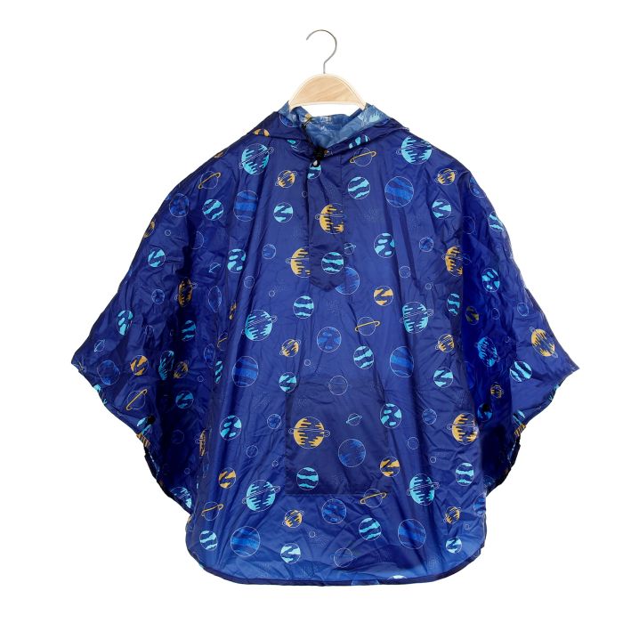 PONCHO DE PLUIE ENFANT PLANETES 3-6 ANS