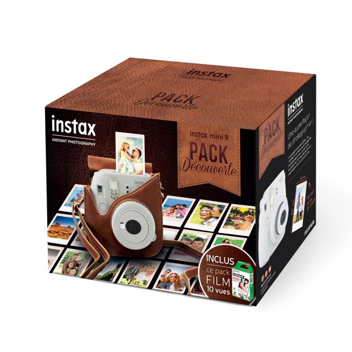 PACK DECOUVERTE INSTAX MINI 9 BLANC CEND