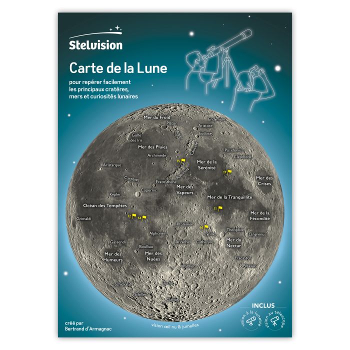 CARTE DE LA LUNE STELVISION