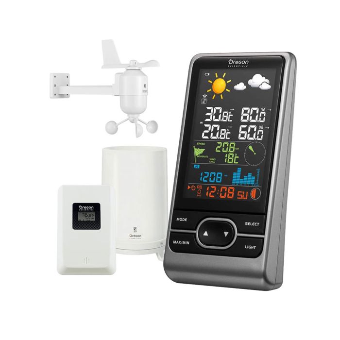 STATION METEO PRO COULEUR GRISE