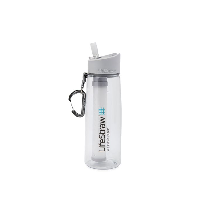 GOURDE FILTRE GO2 TRANSPARENTE LIFESTRAW
