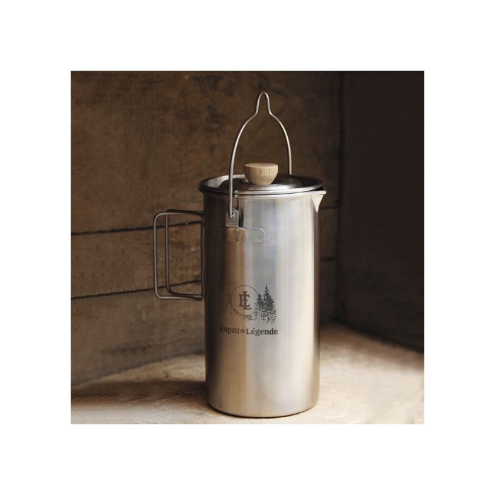 CAFETIERE A PISTON INOX BIVOUAC