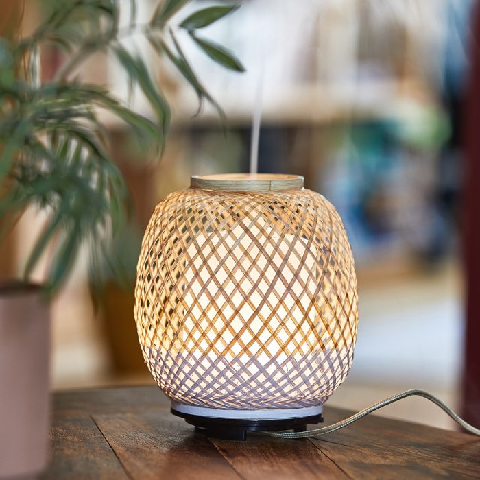 DIFFUSEUR BAMBOU TRESSE CABLE TEXTILE