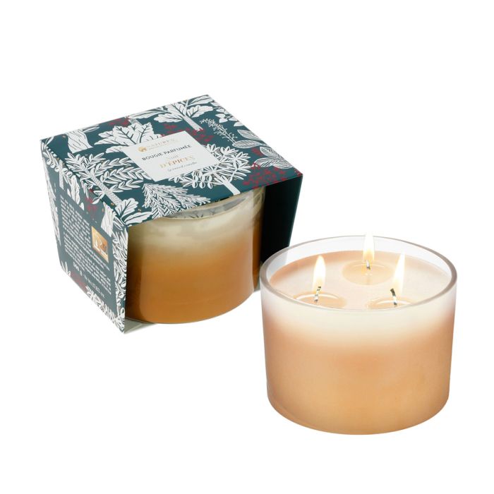 BOUGIE 3MECHES 500G NUIT D'EPICES 2020