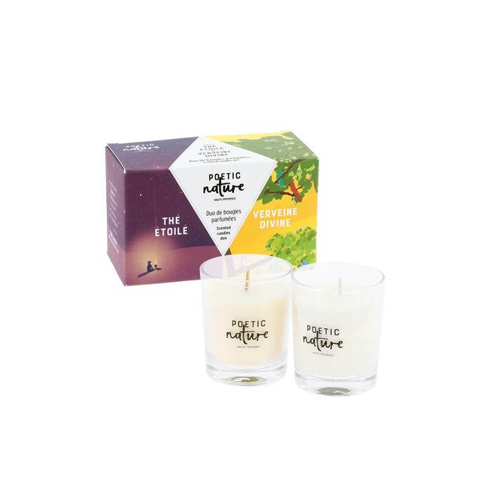 DUO MINI BOUGIES THE VERVEINE